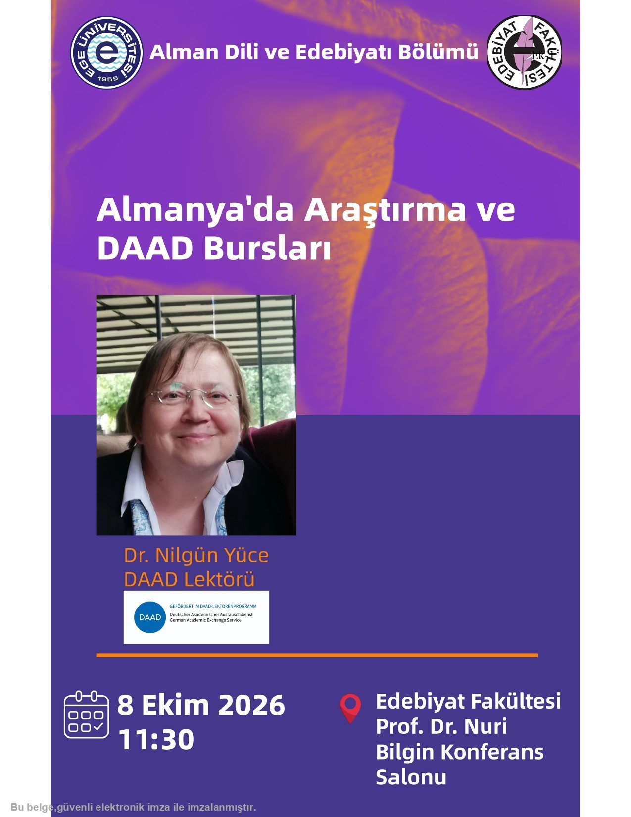 Almanya'da Eğitim, Araştırma ve DAAD Bursları (06 ve 08 Ekim 2026)