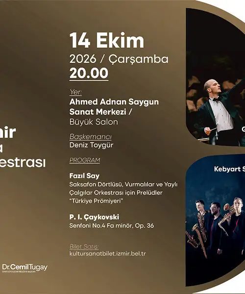 İzmir Oda Orkestrası 14 Ekim Konseri