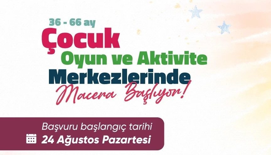 Bornova'da Çocuk Oyun ve Aktivite Merkezleri için kayıtlar başlıyor