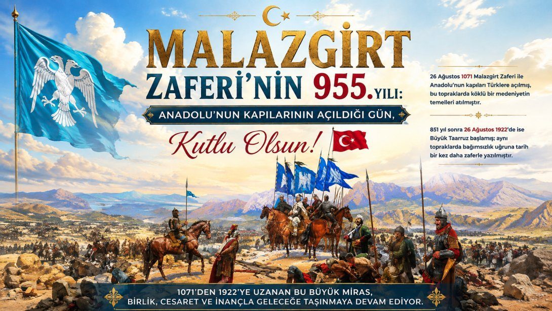 Menderes'te Malazgirt Zaferi'nin 955. Yılı Anıldı